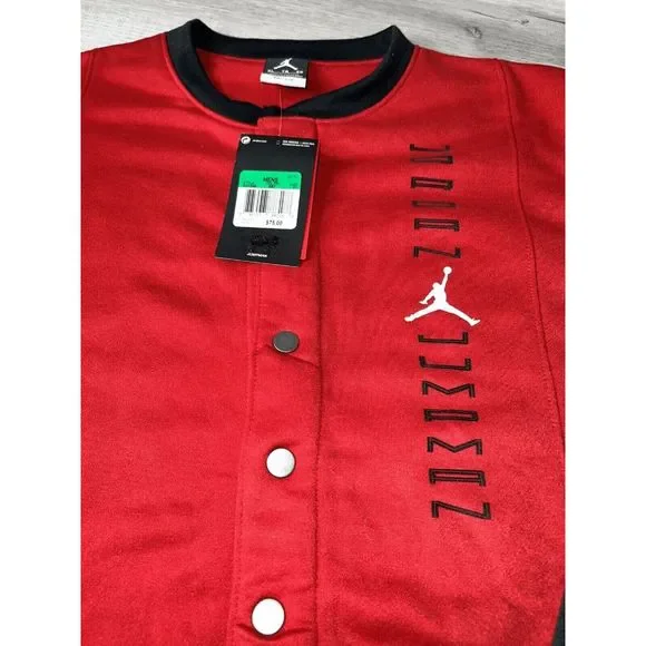 📦 NEW Mens Medium NIKE Dri Fit Basketball Performance Snap Jacket AH1549-687
